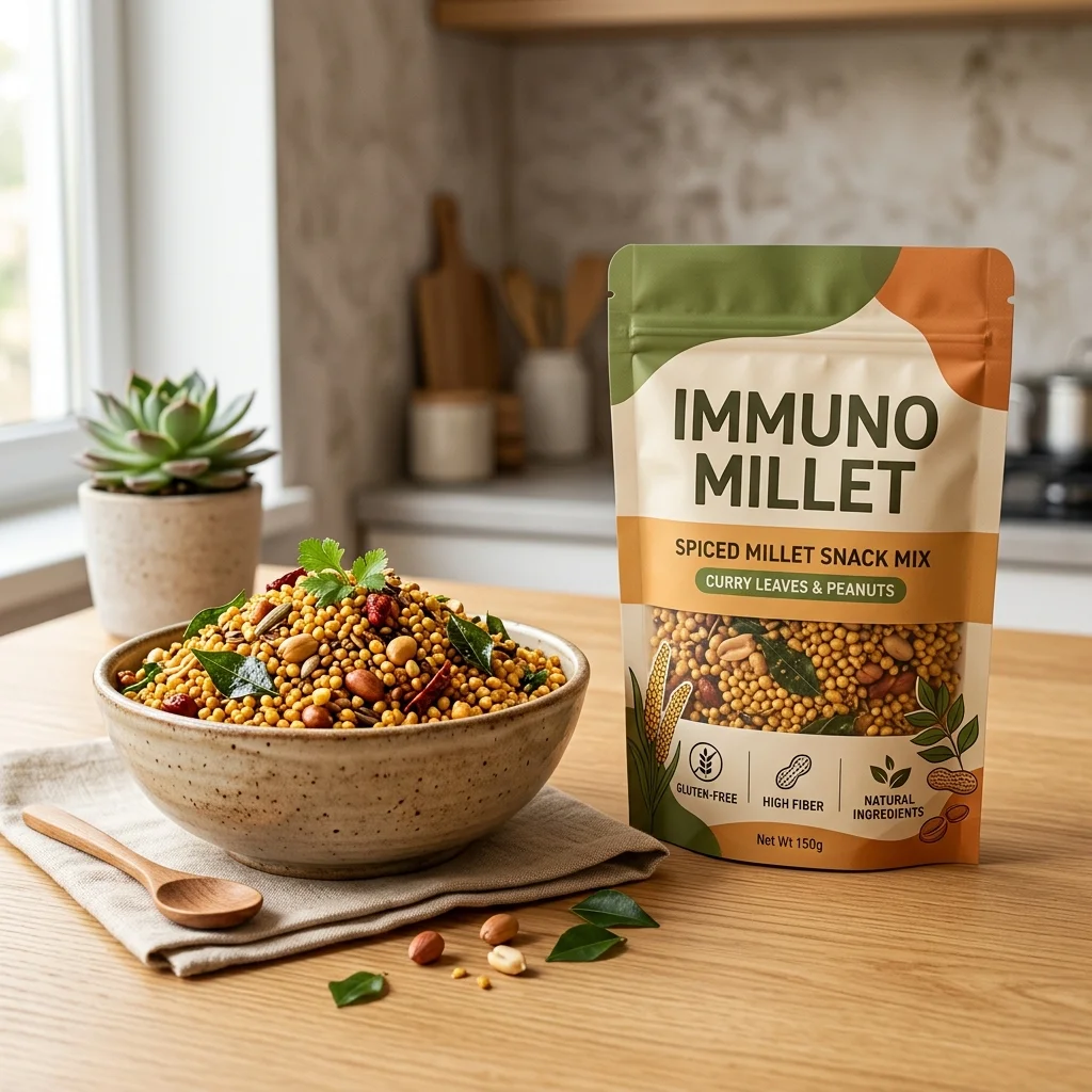 Healthy Roasted Millet Immunity Munchies
