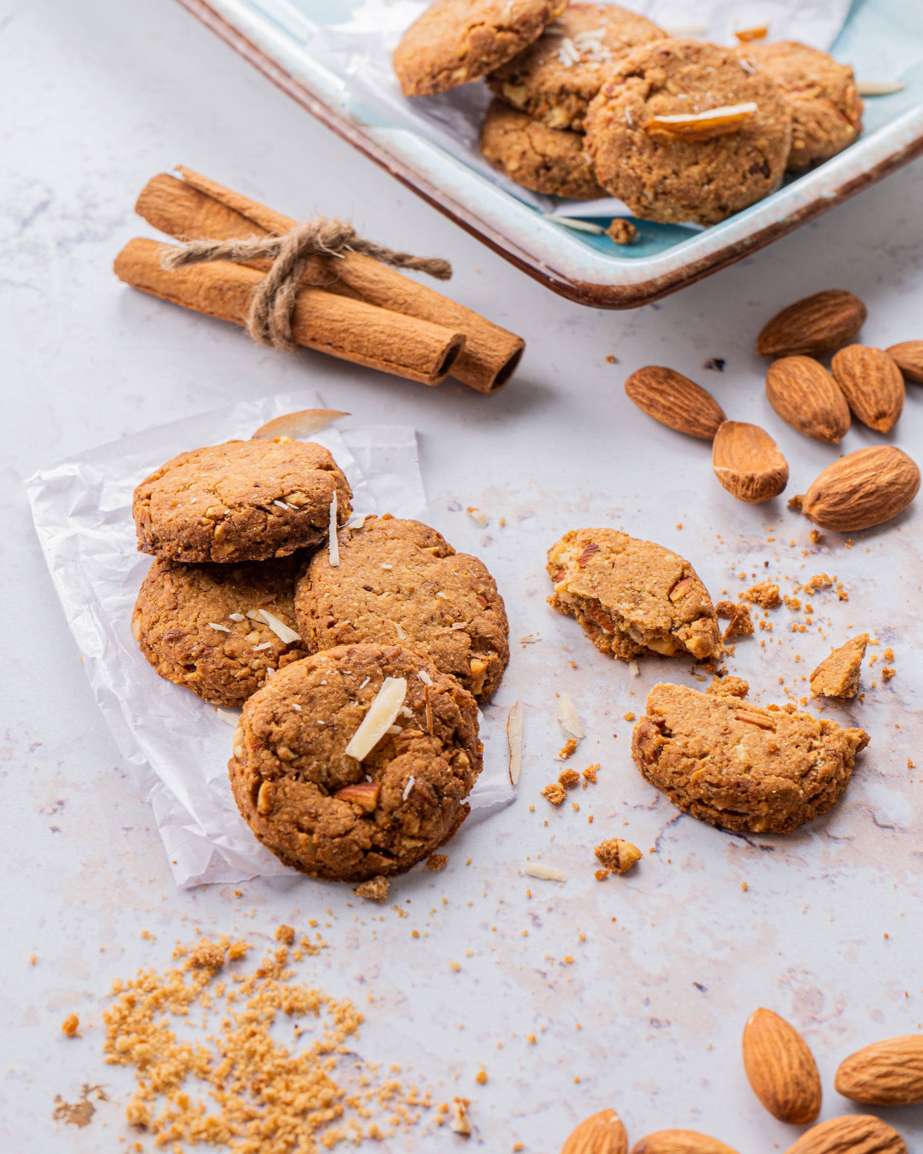 Proso Millet Almond Cookies
